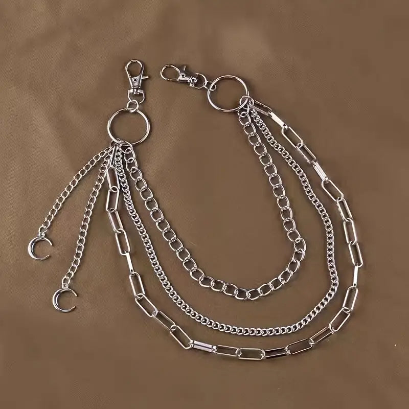 Moon Gothic 3-Layered Pants Chain