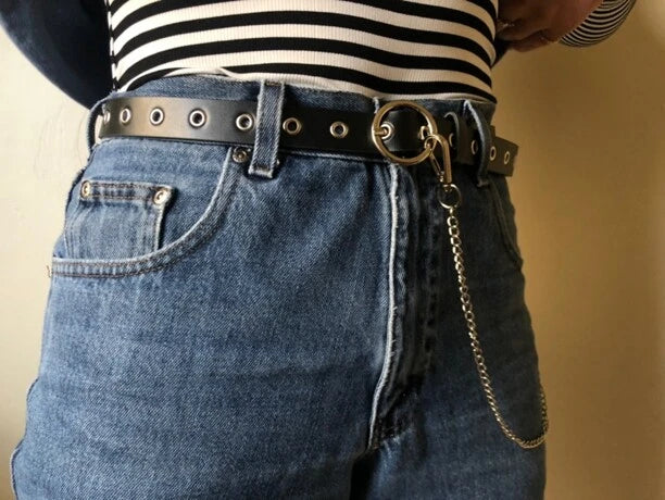 O Ring Grommet Chain Belt