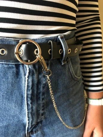O Ring Grommet Chain Belt