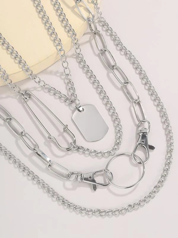 Layered Emo Necklace
