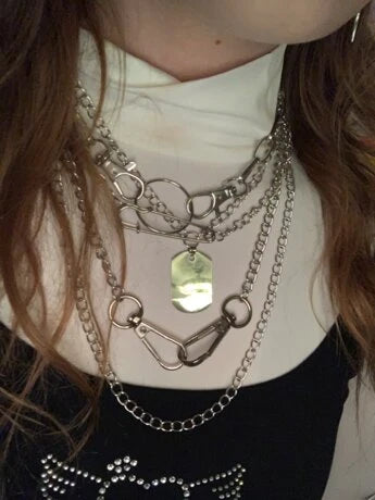 Layered Emo Necklace