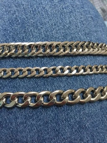 3pc Cuban Link Necklace Set