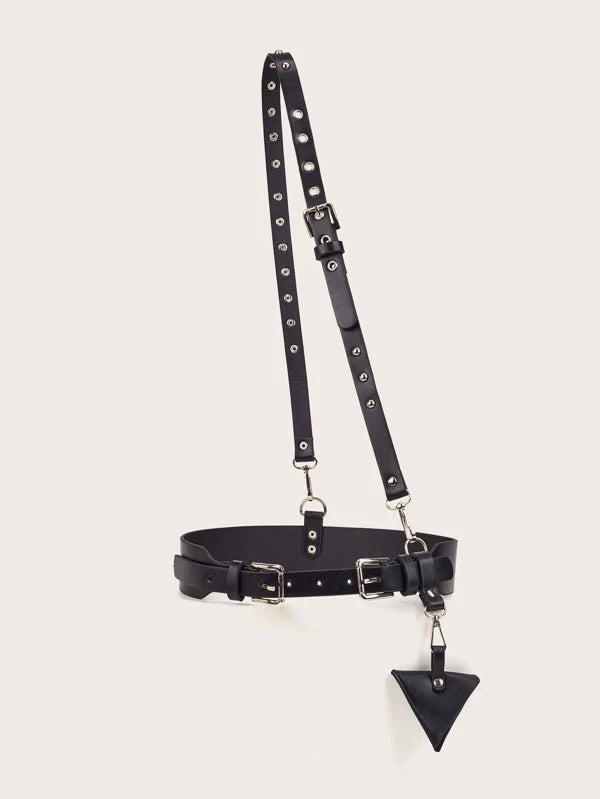 Harness Belt Suspenders & Key Chain