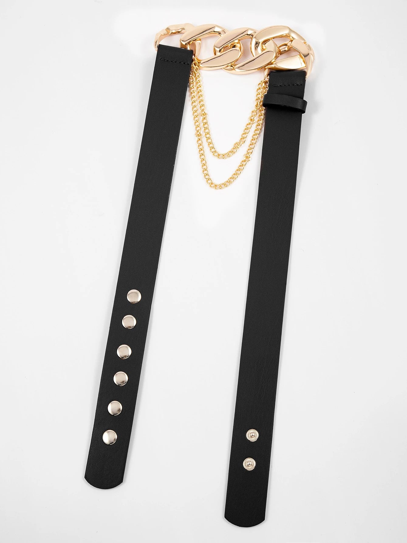Chain Stretch Gold Silver Belt