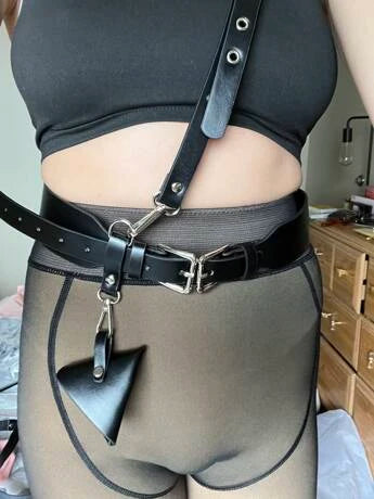 Harness Belt Suspenders & Key Chain