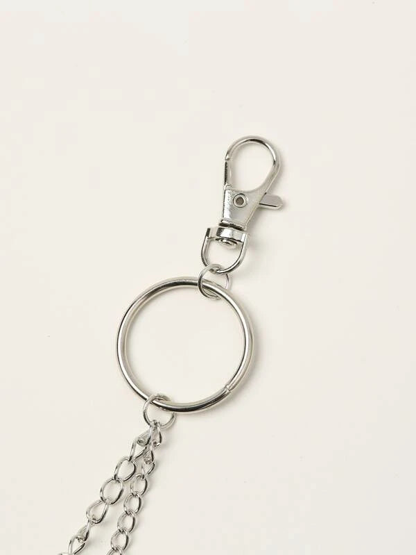 Layered Heart Charm Pants Chain