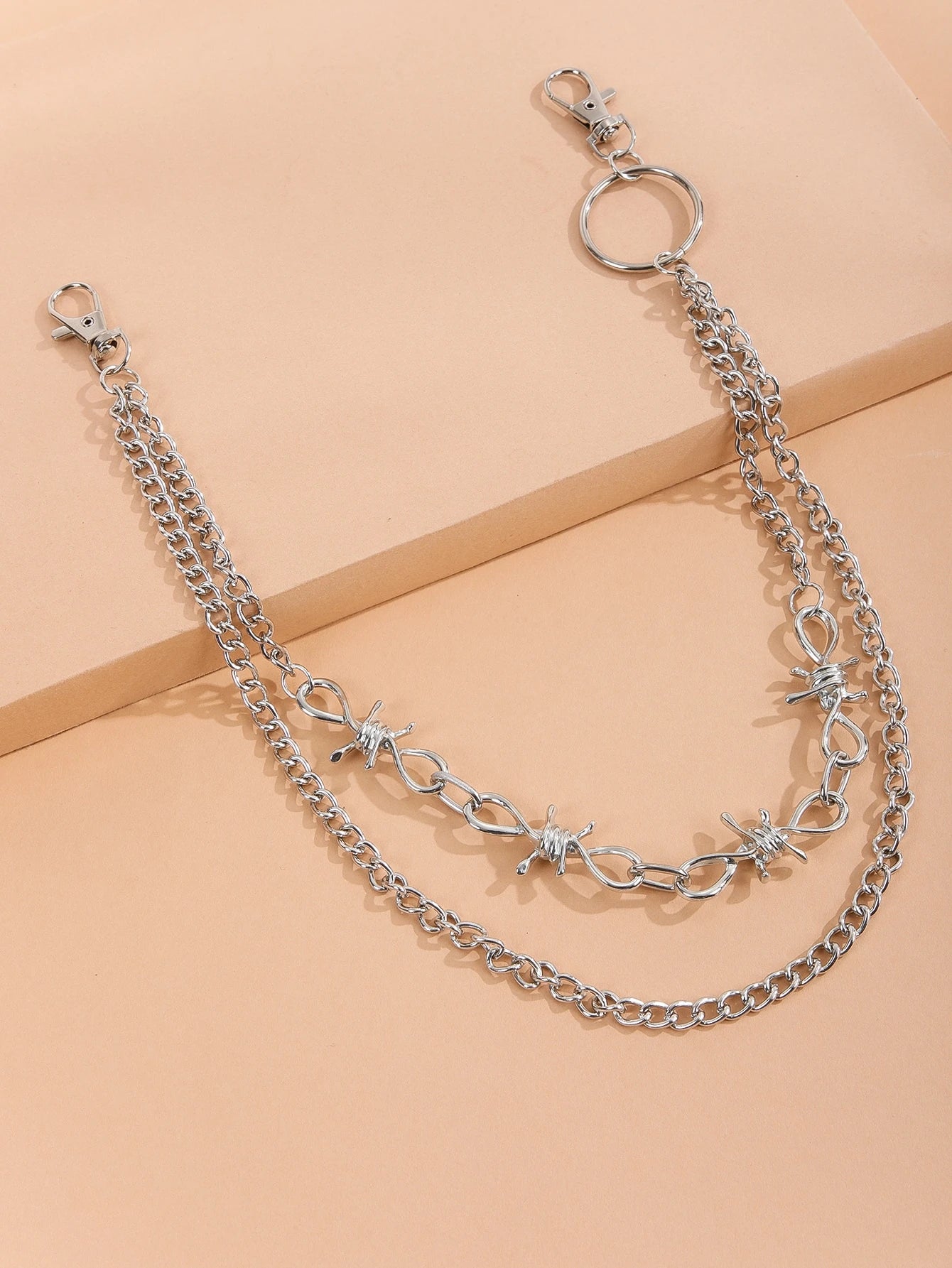 Barbed Wire Wallet Chain