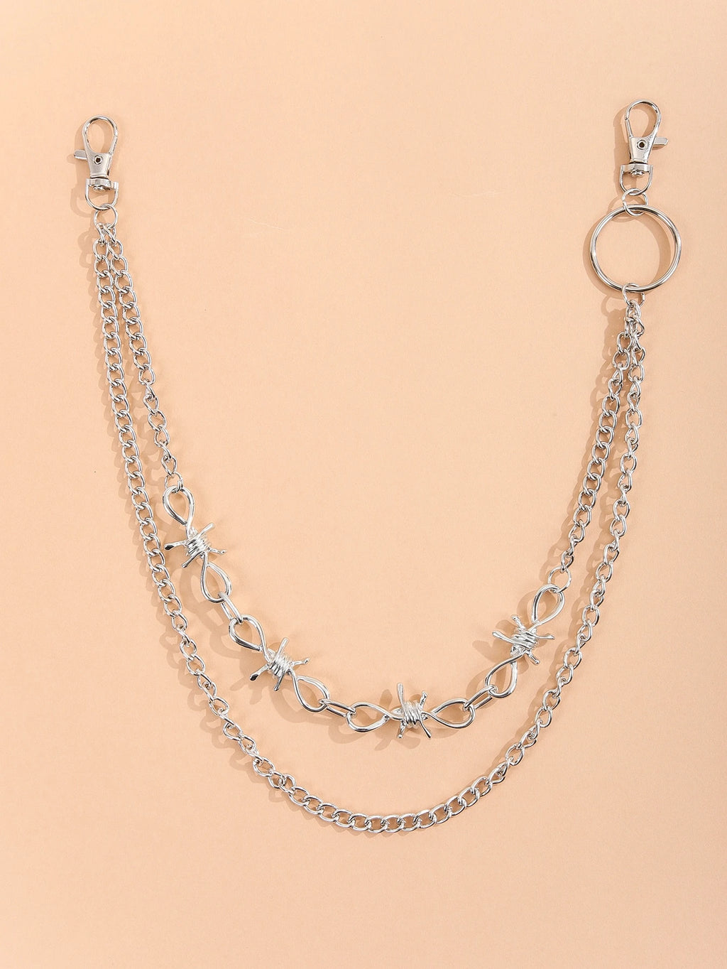 Barbed Wire Wallet Chain