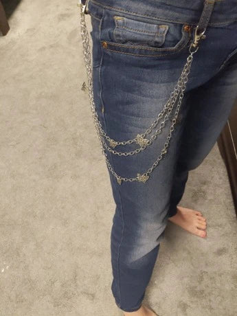 Butterfly Pants Bag Chain