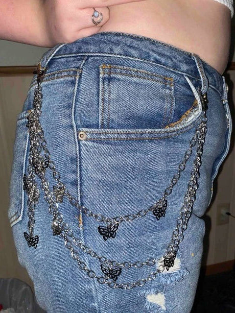 Butterfly Pants Bag Chain