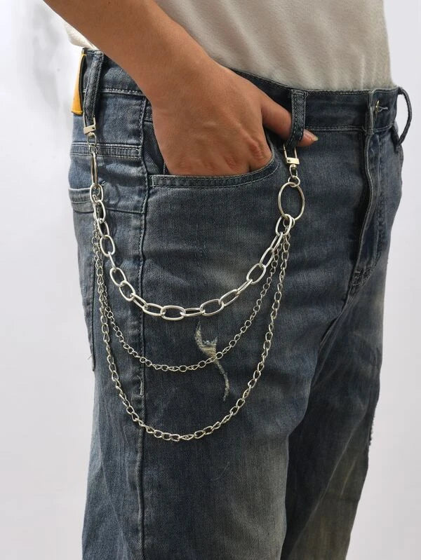 3-Layered Pants Hip Chain