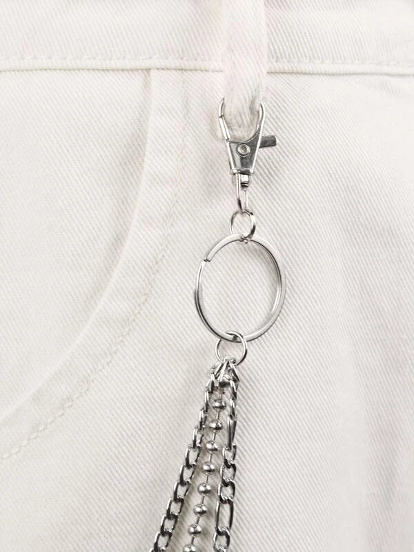 3 Layer O Ring Wallet Chain
