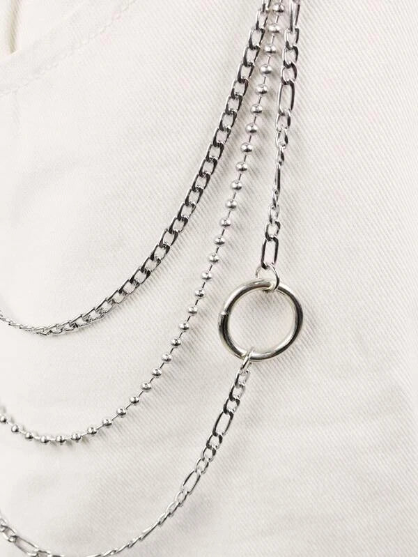 3 Layer O Ring Wallet Chain