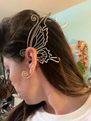 Gold Dragon Ear Cuff