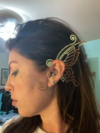 Gold Dragon Ear Cuff