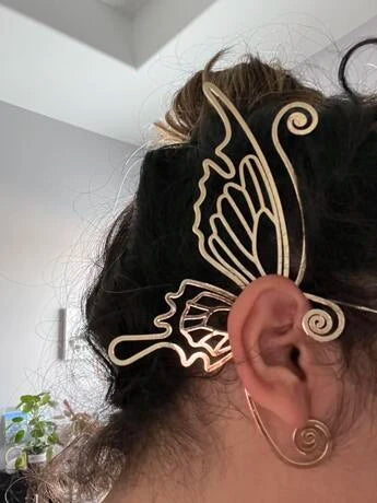 Gold Dragon Ear Cuff