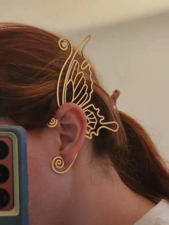 Gold Dragon Ear Cuff