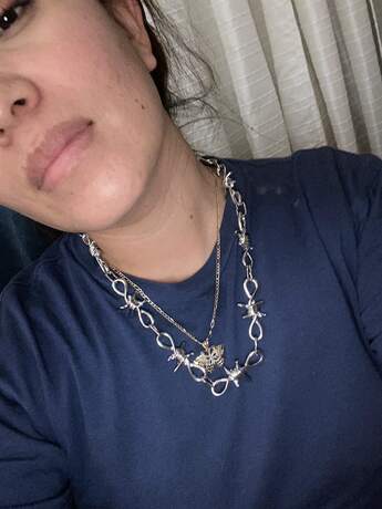 Spiked Barbed Wire Wallet Chain