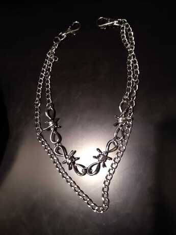Barbed Wire Wallet Chain