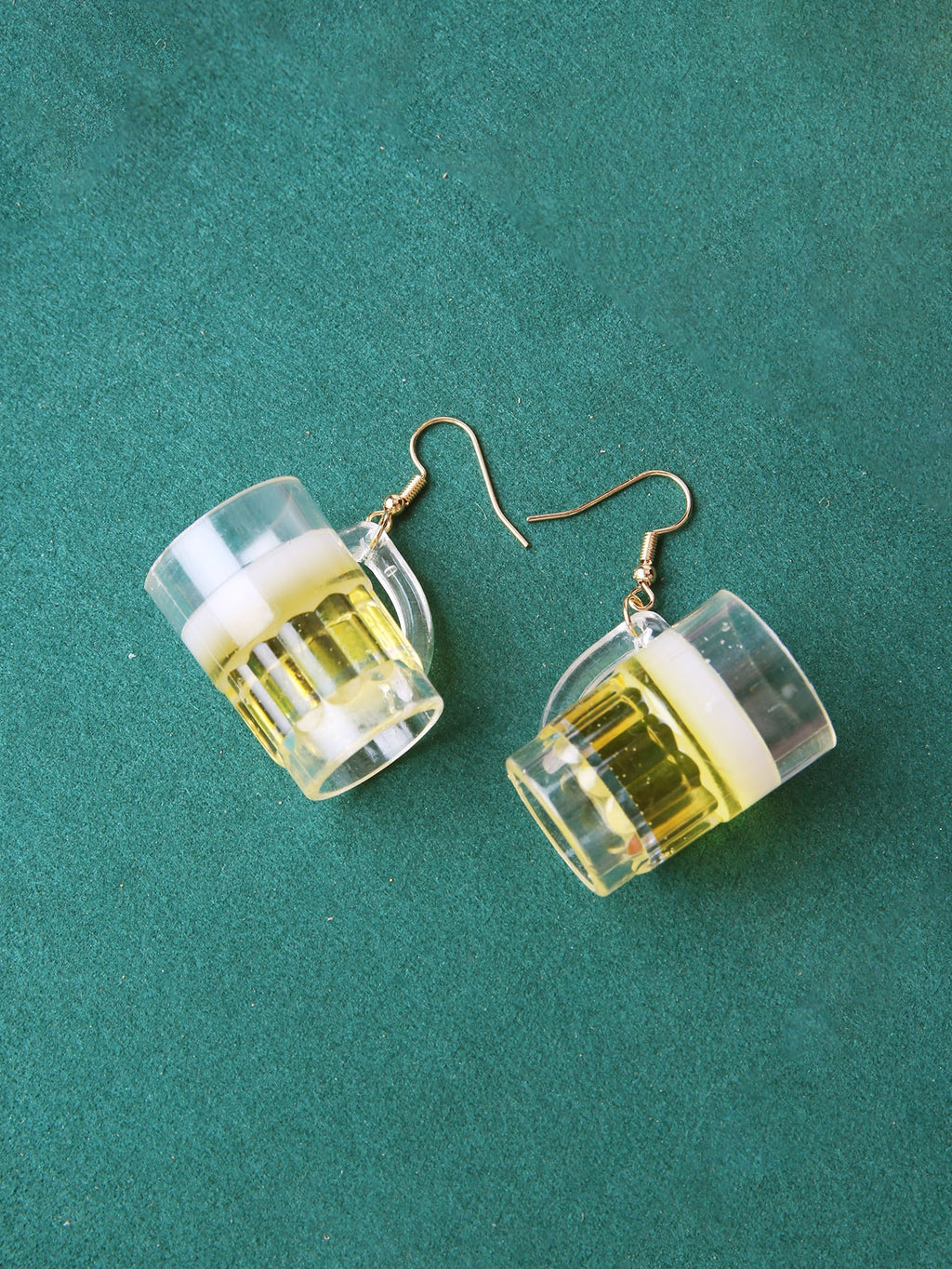 Acrylic Beer Mug Earrings