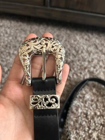 Rivet Studded Belt Western Belt