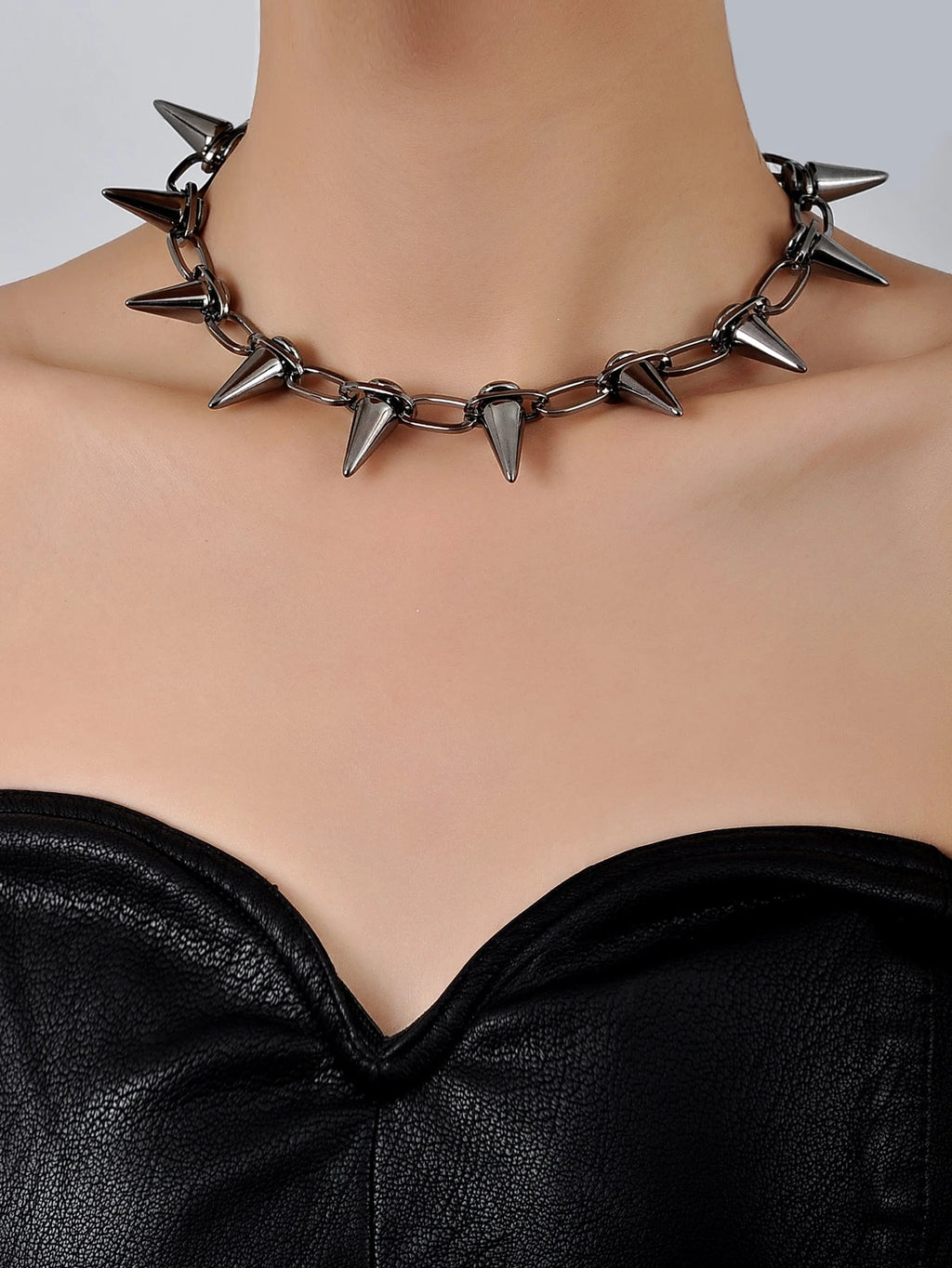 Spiked Choker Necklace