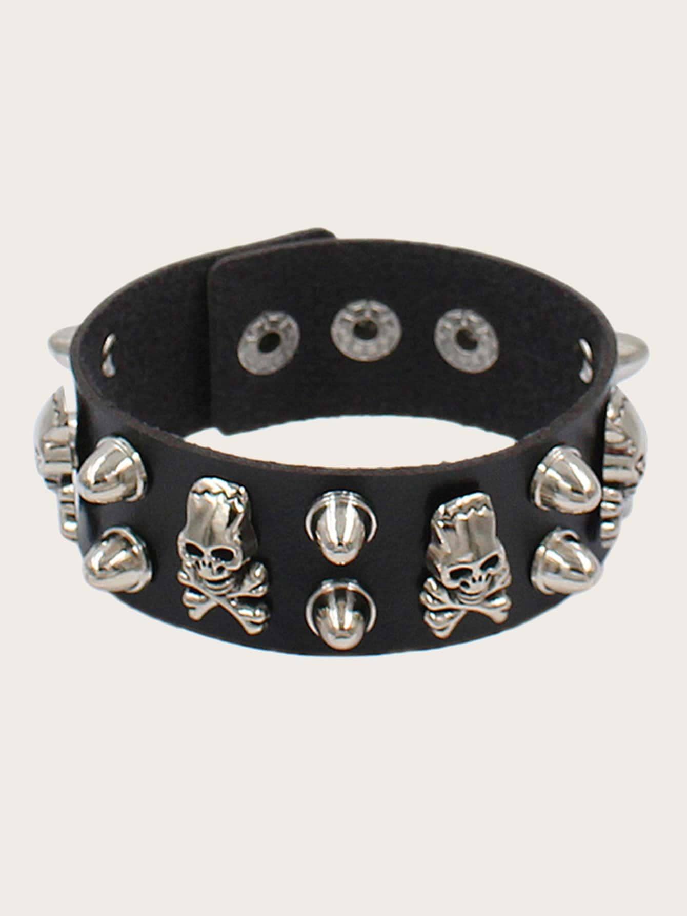 Punk Cuff Bracelet 2PC Set