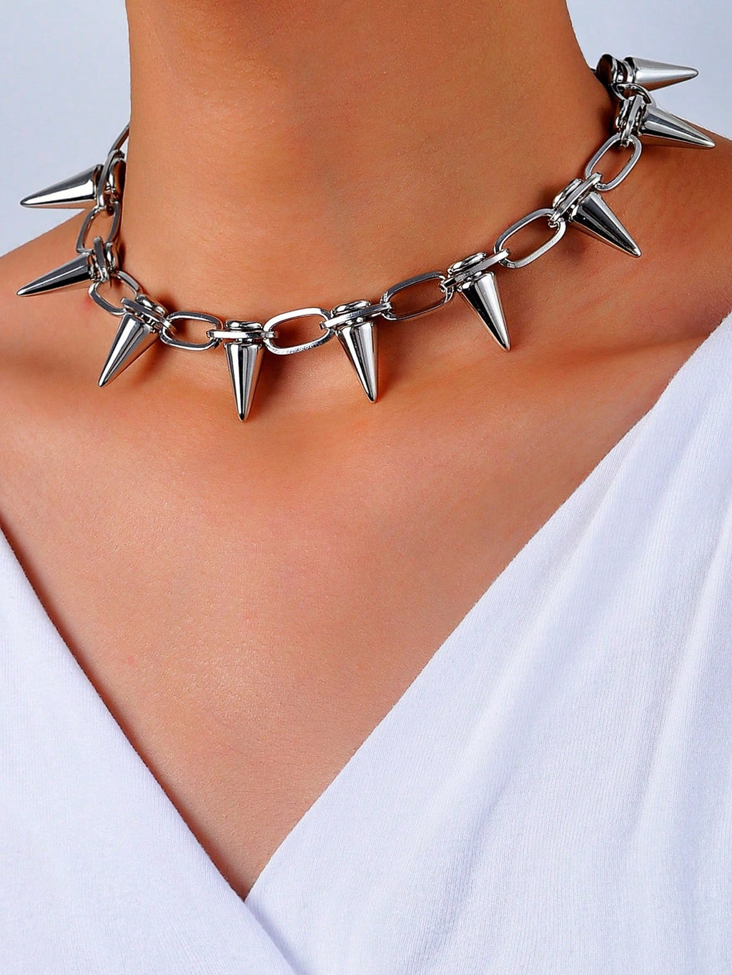 Spiked Choker Necklace