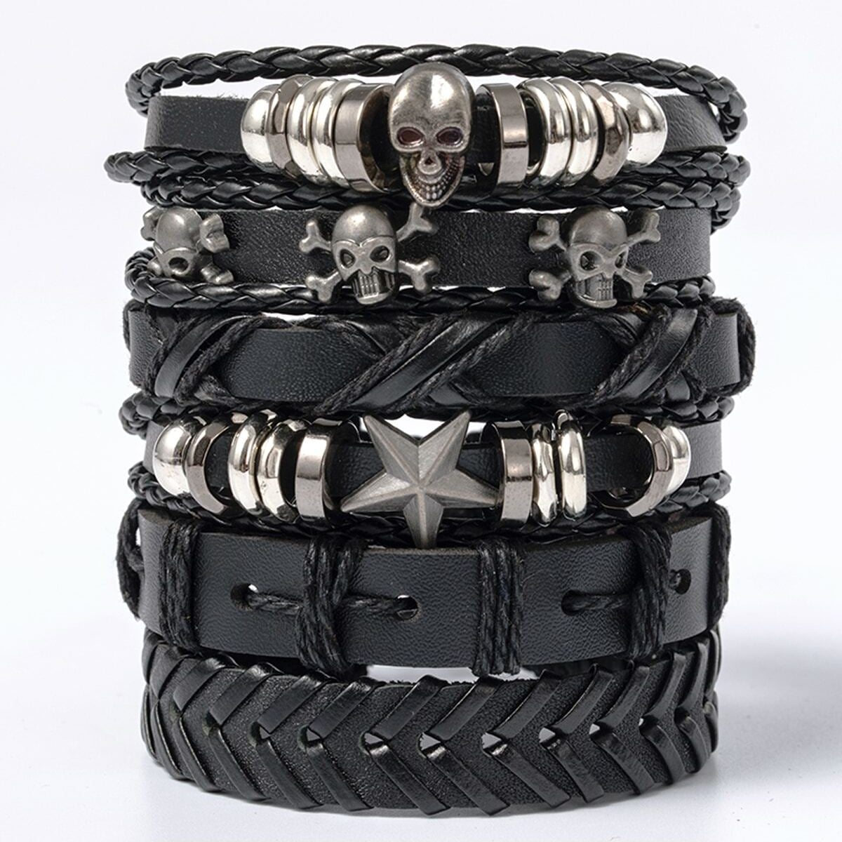 Goth Bracelet Set