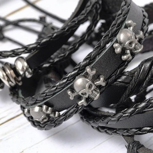 Goth Bracelet Set