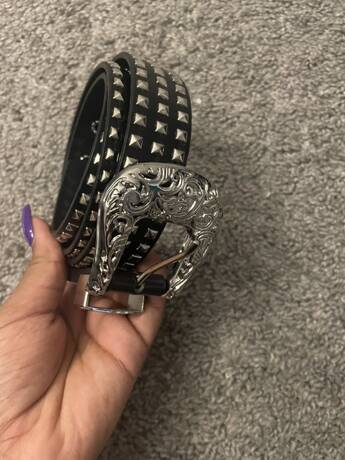 Rivet Studded Belt Western Belt