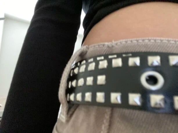 Rivet Studded Belt Western Belt