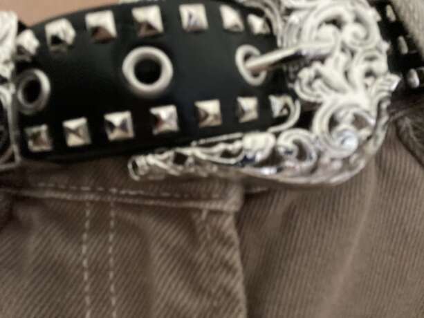Rivet Studded Belt Western Belt