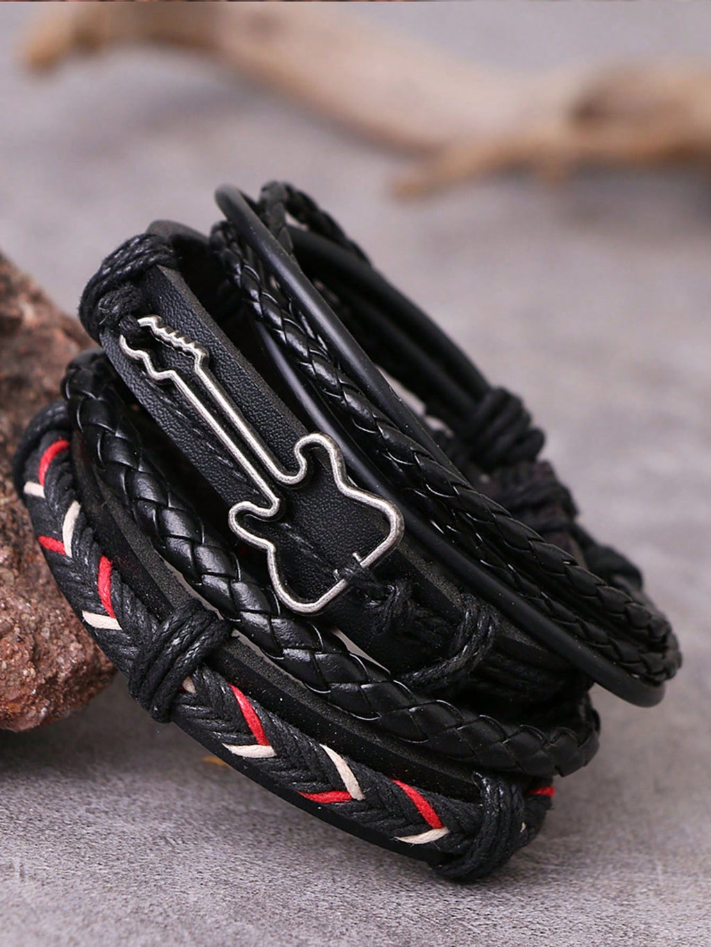 Guitar 4Pc Bracelet Set