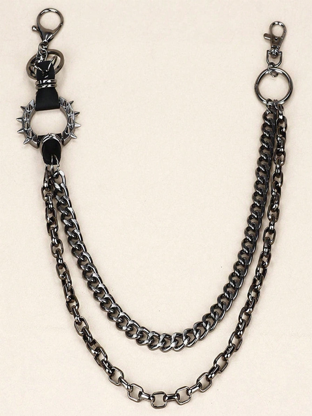 Spiked O Ring Pants Chain