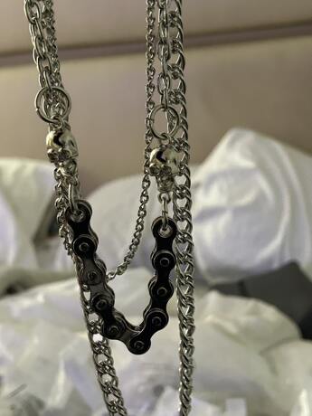 Bike Skull Wallet Chain