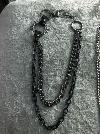 Spiked O Ring Pants Chain