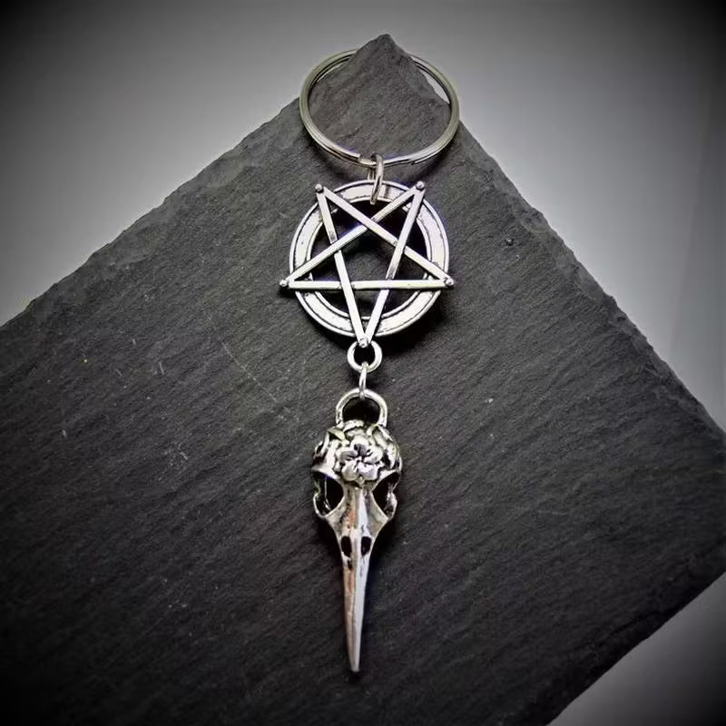 Plague Doctor Star Keychain