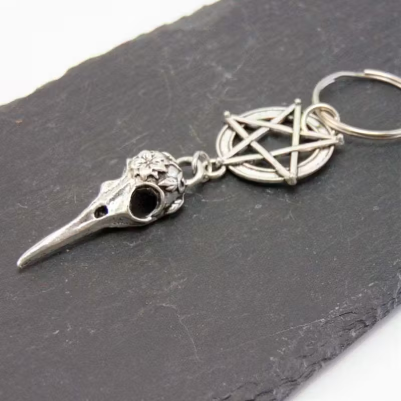Plague Doctor Star Keychain