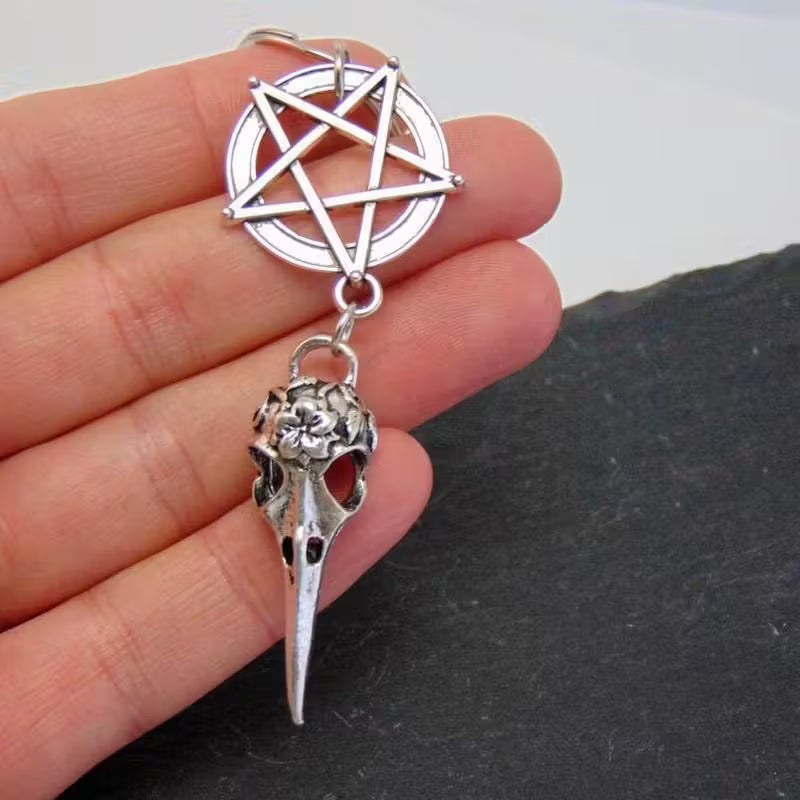 Plague Doctor Star Keychain
