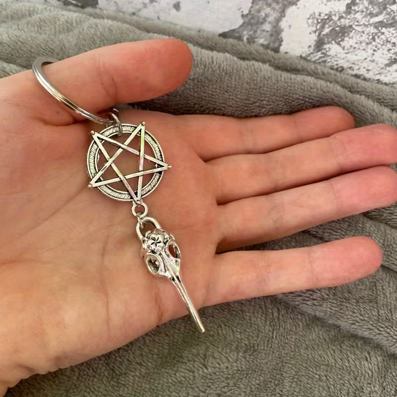 Plague Doctor Star Keychain