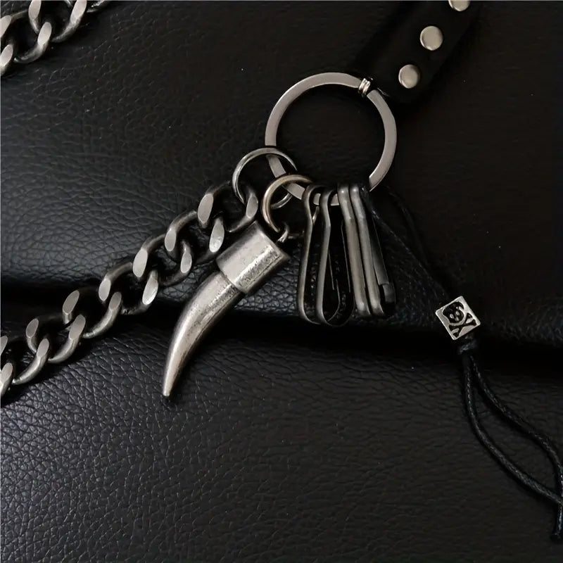 Spiked Heavy Metal Wallet Chain