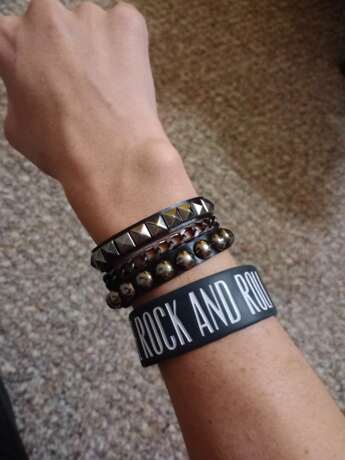 Punk Cuff Bracelet Retro Rock Wristband