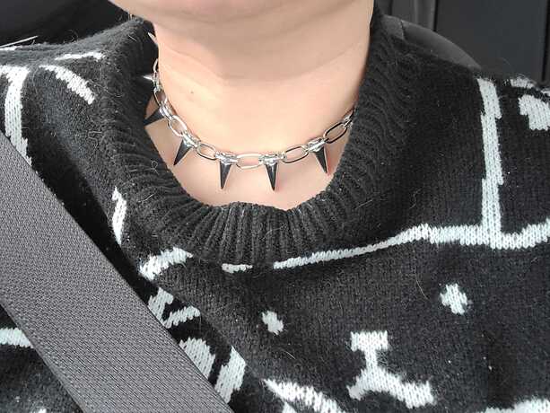Spiked Choker Necklace