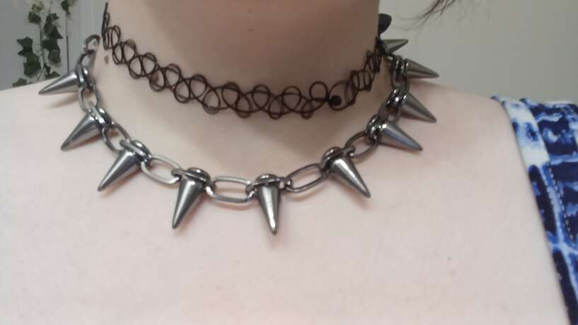 Spiked Choker Necklace