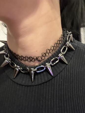 Spiked Choker Necklace