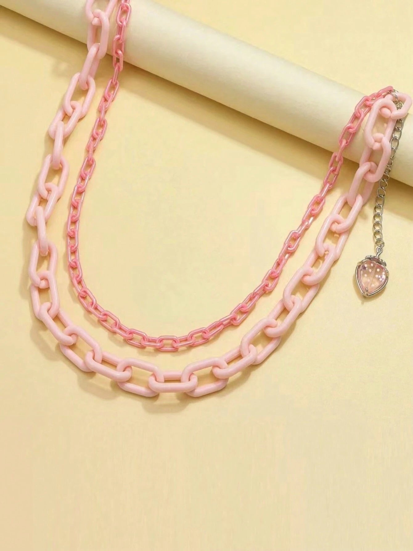 Strawberry Pink Pants Chain