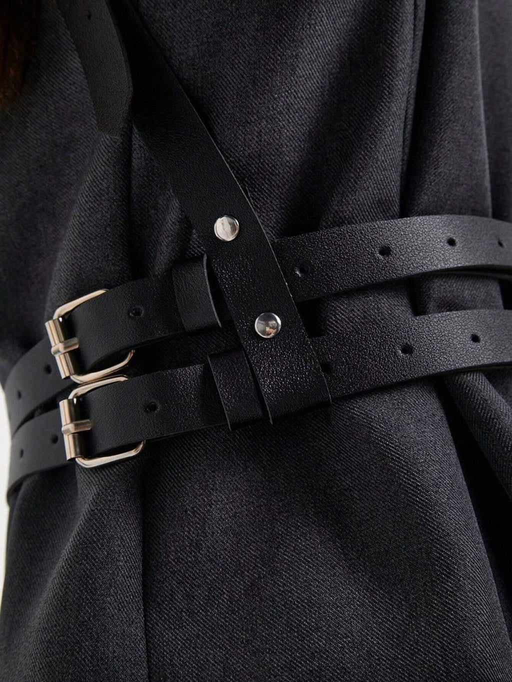 Vegan Leather Suspenders