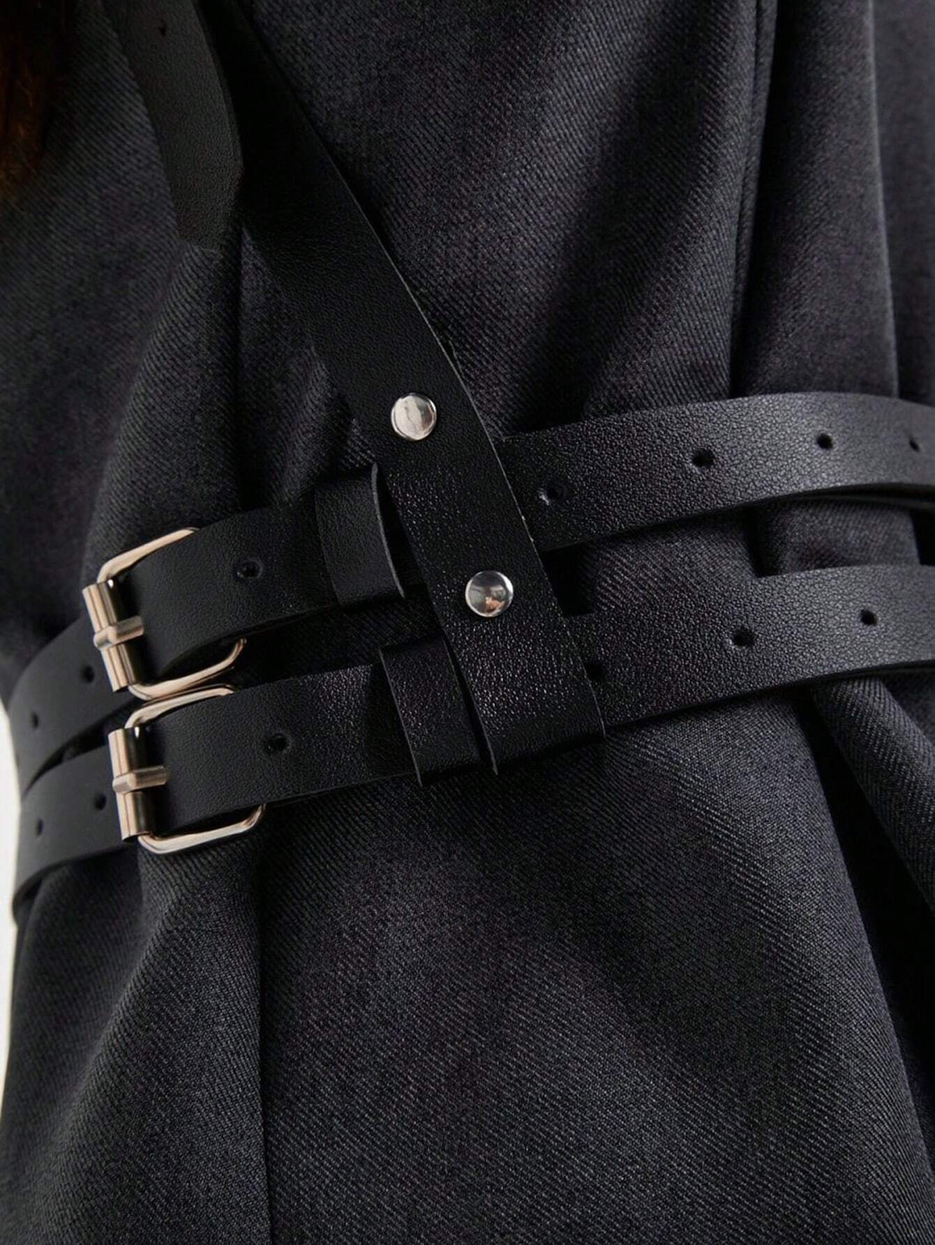 Vegan Leather Suspenders