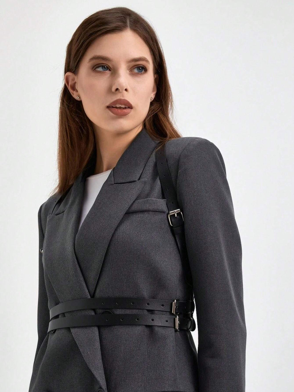 Vegan Leather Suspenders